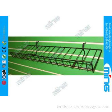 Long Wire Supermarket Retail Store Slatwall Display Shelves